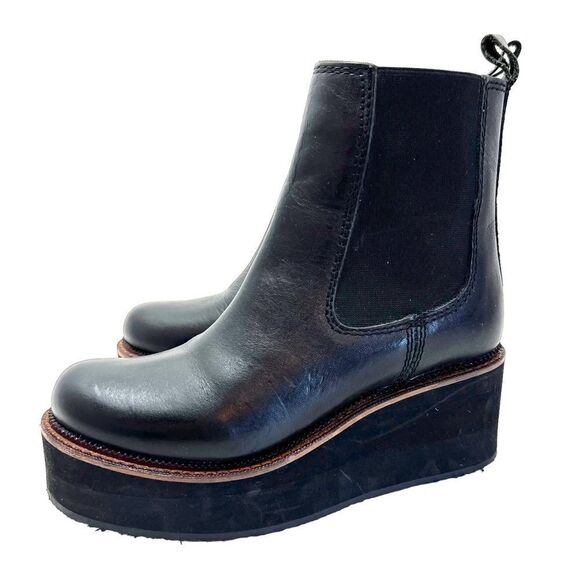 Diba True She Nah- Thick Sole Wedge Chelsea Boots - Picture 1 of 11